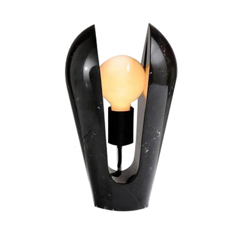 2019 красивые домашние прикроватные китайские Мраморные настольные лампы абажур