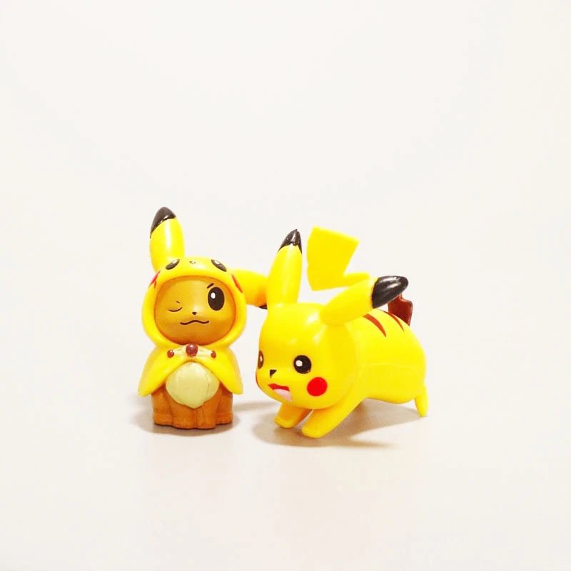 Покемоны игрушки 8 Дженни черепаха Пикачу Ибра кода утка кукла ActionFfigure средник |