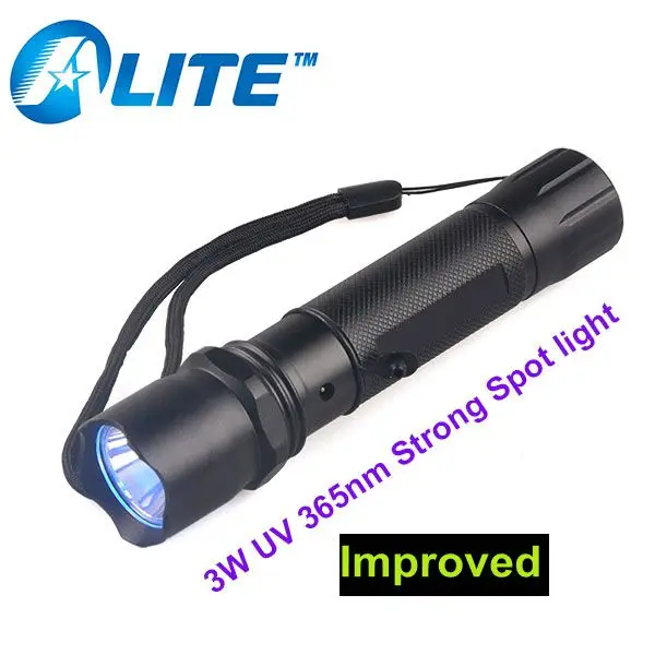 TMWT Профессиональный 365 нм Деньги Детектор 3 w UV LED ультрафиолетовый 365nm фонарик факел Linterna для драгоценных камней минеральная инспекции