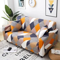 high stretch printed geometric sofa cover for living room funda sofa chaise lounge corner couch cover l shape elastic slipcovers
