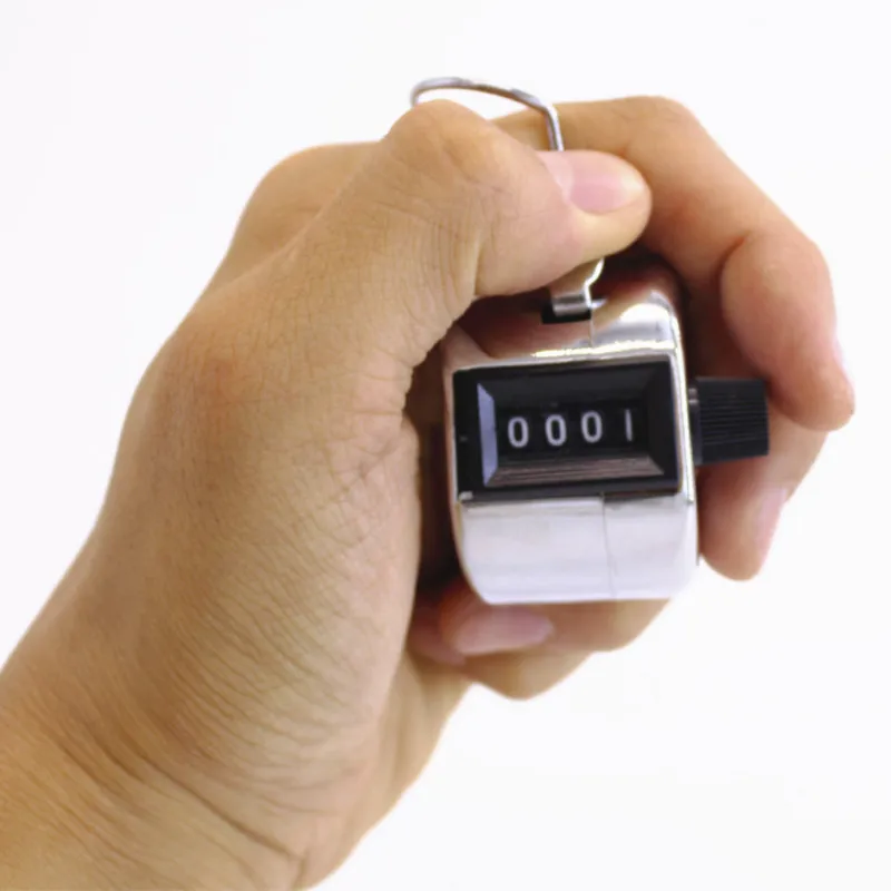 4 цифр Ручной учетный счетчик цифровой Гольф кликер ручная тренировка подсчета