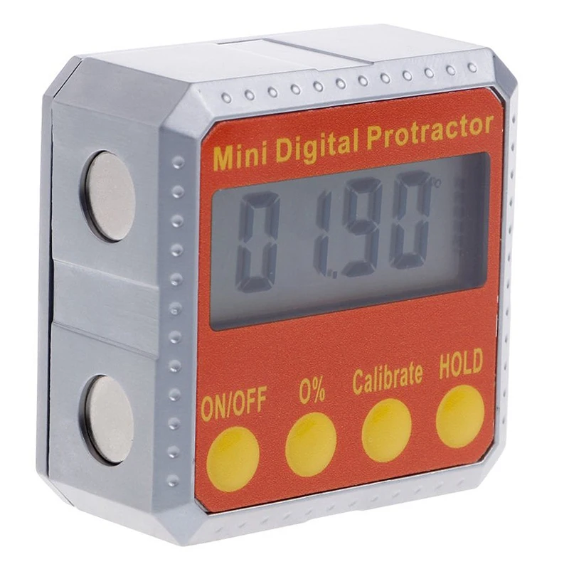 Датчик угла 360 ° цифровой транспортир Инклинометр электронный уровневый