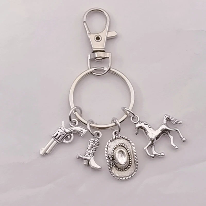 1 шт. брелок с подвеской в виде пистолета | Брелки