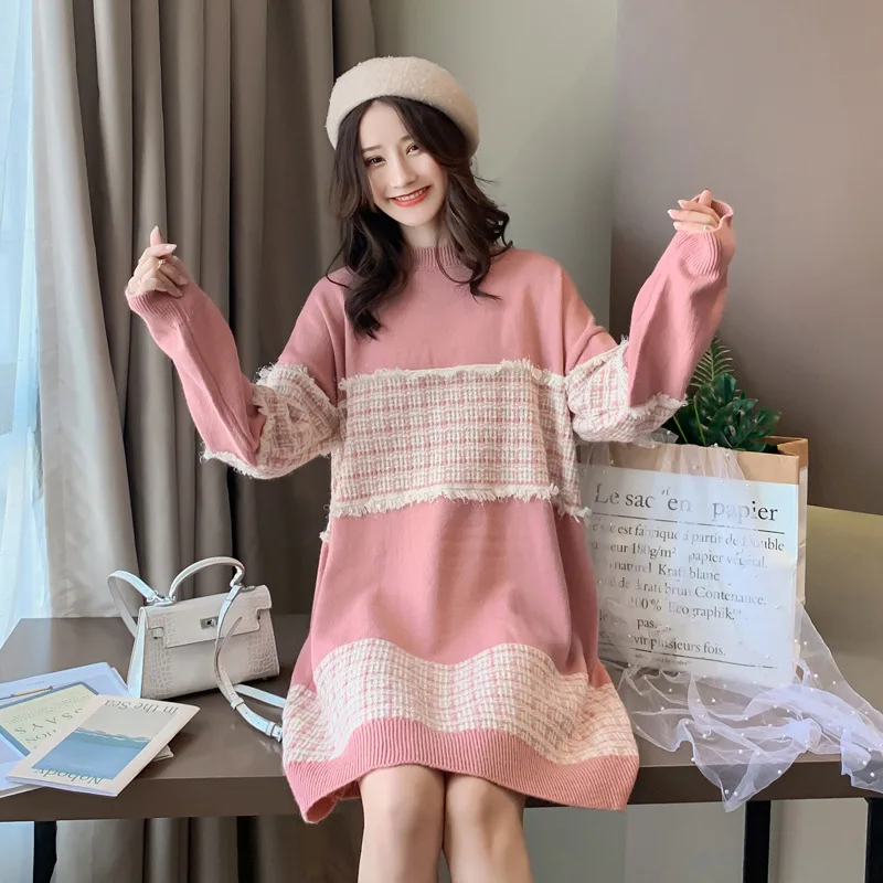 

Pregnant Women's Dress 2021 New Fashion Loose and Slim Large Pregnant Women's Dress Maternity