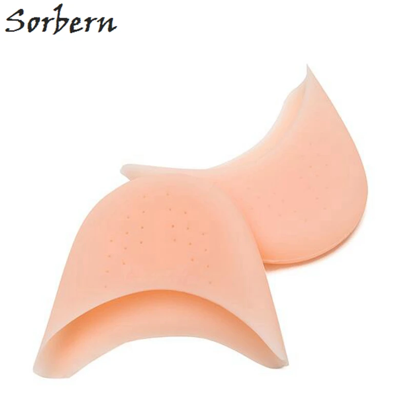 Nude Toes Sorbern, сексуальные гелевые балетки на каблуке, защита от мозолей, средство для ухода за ногами, мягкая остроконечная подкладка для балетных туфель - Цвет: Nude Toes