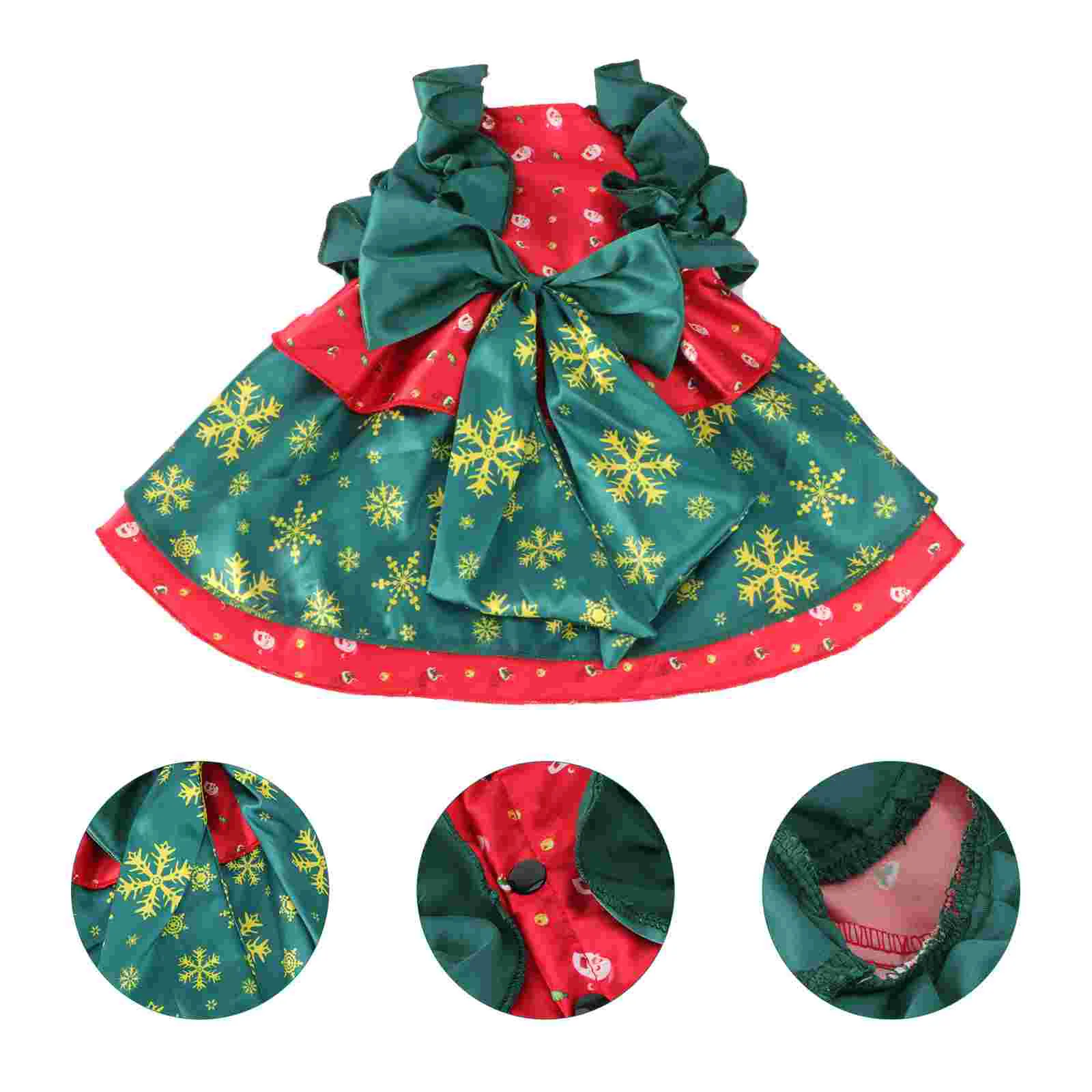

1Pc Pet Cat Christmas Costume Beautiful Party Dress Pet Costumes Outfit