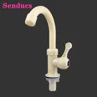 Пластиковый Смеситель для кухни senduk, Смеситель для холодной кухонной раковины, смеситель с одной ручкой, пластиковые смесители для холодной кухонной раковины