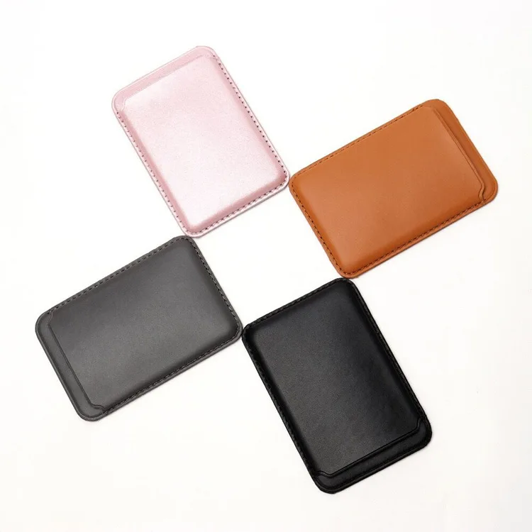 

leather Wallet Card Solt Bag for iPhone 12 Pro Max Mini Magsafe Magnetic Fashion Card Holder for iPhone12 Mini Fundas Coque