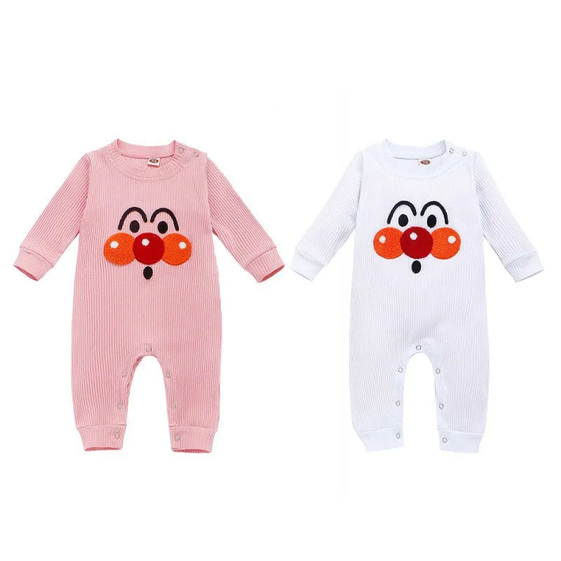 Хлопковый комбинезон с длинным рукавом на пуговицах | Детская одежда и обувь