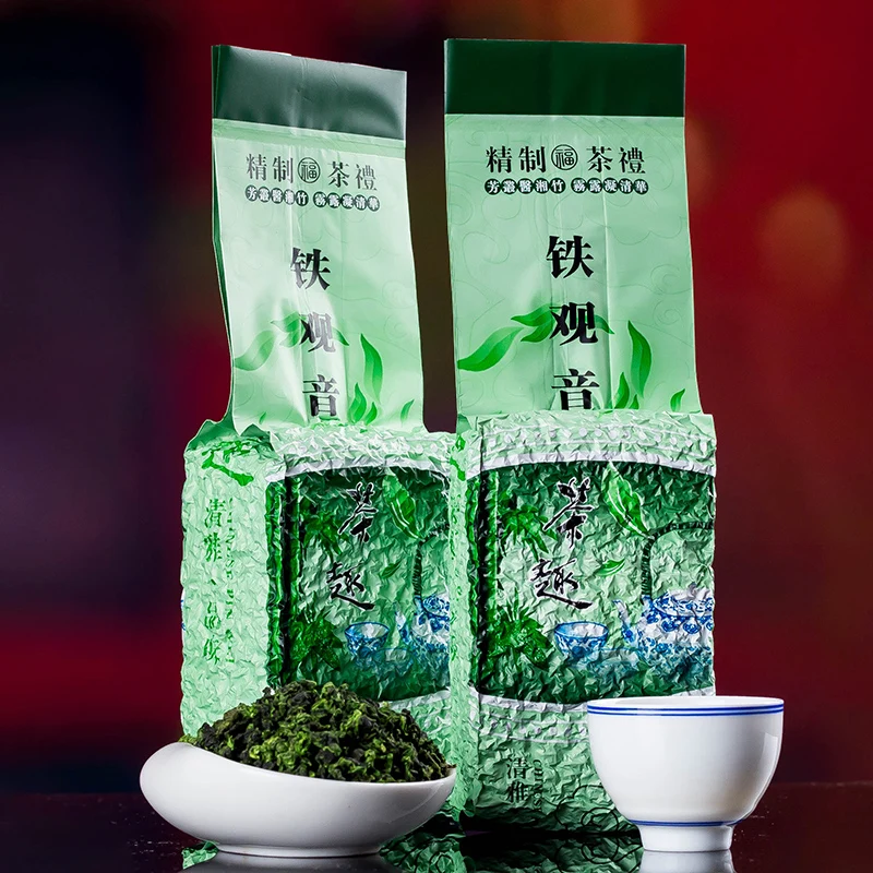 

2021 China Anxi Tiekuanyin Tea Fresh 1275 5A Organic Oolong Tea For Weight Loss Tea Health Care Beauty Green Food