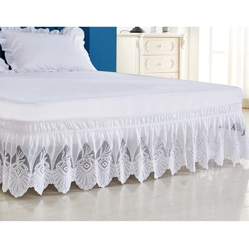 Эластичная юбка для кровати Twin/Full/Queen/King-Size домашний чехол отеля без поверхности