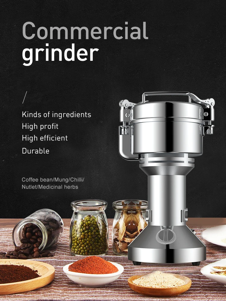 

Electric Corn Grinder Spices Hebals Cereal Dry Food Grain GrinderMachine