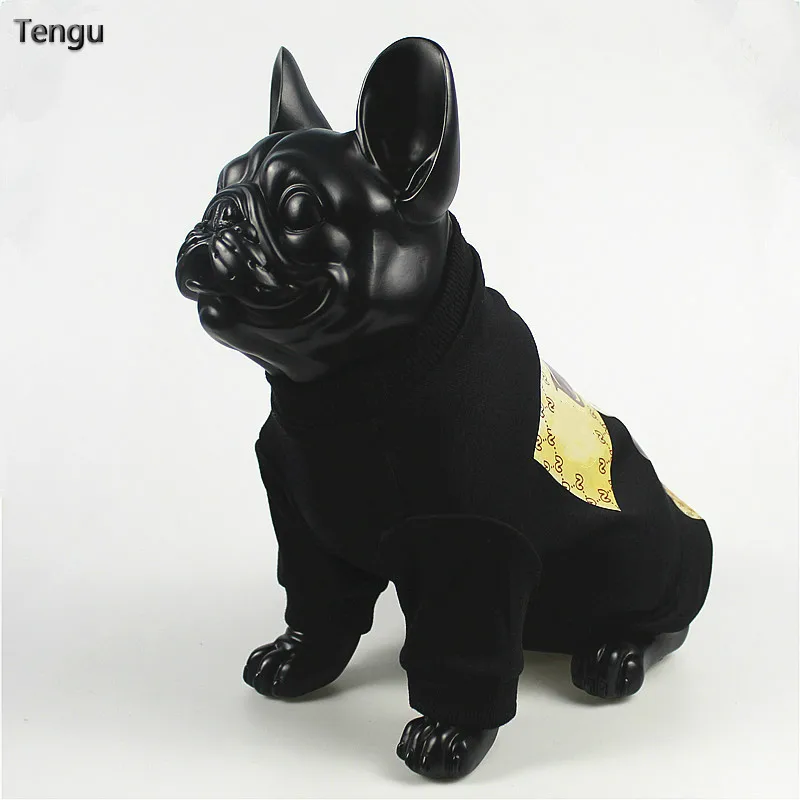 Одежда с коротким рукавом для французского бульдога костюм принтом мыши