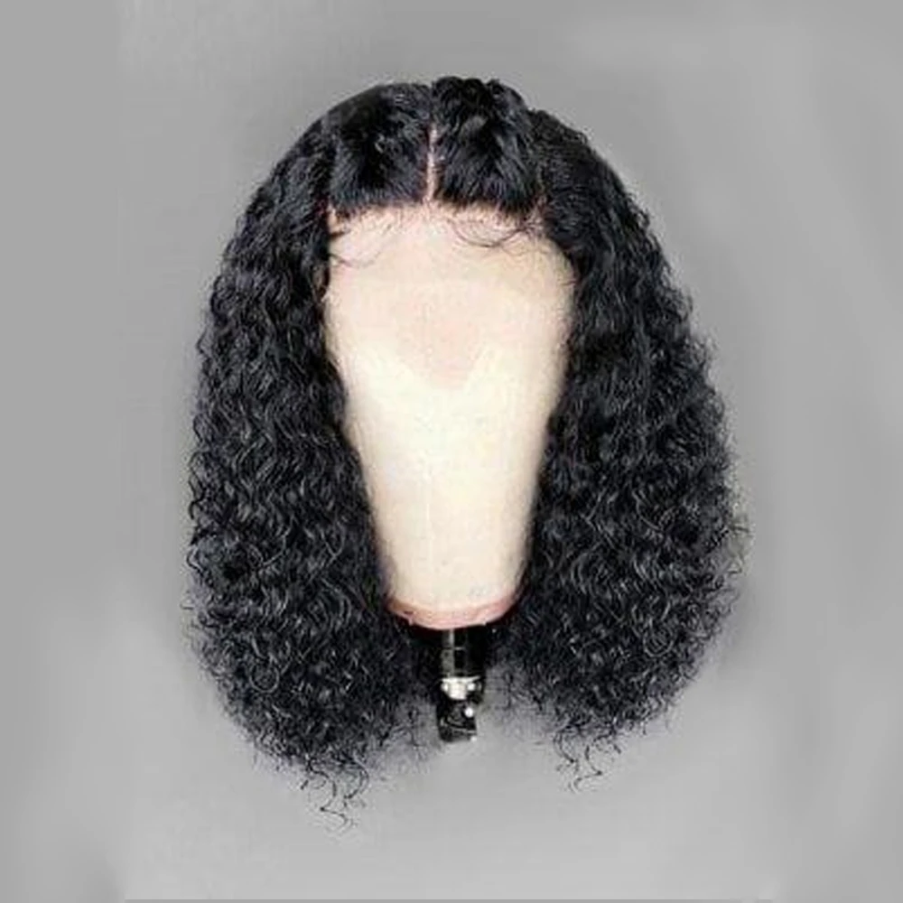 Парики из натуральных волос на кружевной основе для черных женщин, предварительно сорванные с 4x4, фронтальные Детские волосы Remy, бразильские волосы, короткий парик-Боб