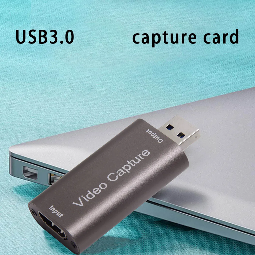 

Mini HD 1080P HDMI To USB3.0/USB2.0 Video Capture Card Game Recording Box for Computer Youtube OBS Etc. Live Streaming Broadcast