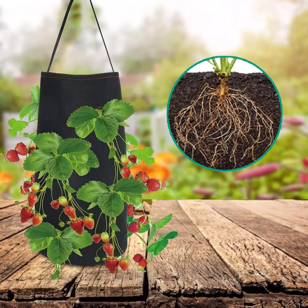 

Контейнер для выращивания сумка DIY плантатор PE ткани посадка овощей Садоводство утолщенный горшок посадка мешок для выращивания садовый ин...