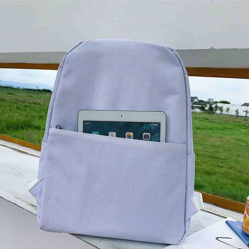 Белая ранец с граффити для девочек и мальчиков школьные ранцы колледжа радужная