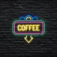 personalized custom led letter neon sign coffee suitable for cafe drink shop store club decorative neon light