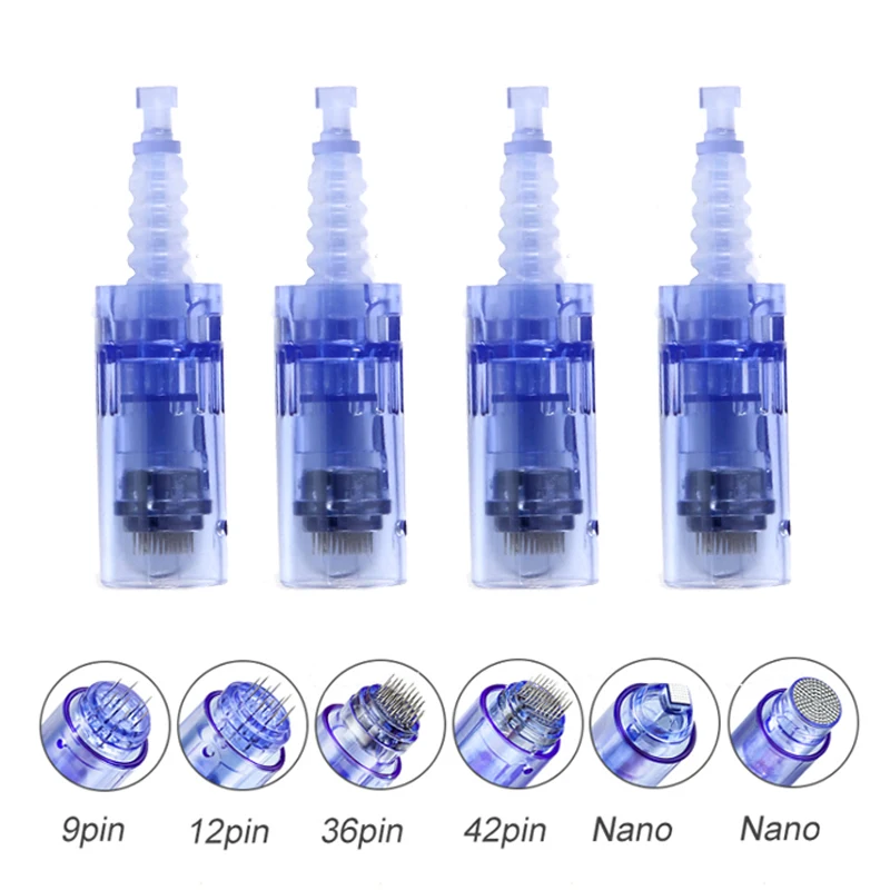 

100Pcs Derma Pen Naald A6 Microneedling Cartridge Naald Derma Pen Tattoo Cartridge Naalden Voor Schoonheid Pen Meso