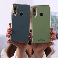 gold plating case avocado color soft cover for huawei nova 3 3i 3e 5 5i 5t 6 7 se y5 y6 y7 y9 pro prime 2018 2019 y7p y8p y9s