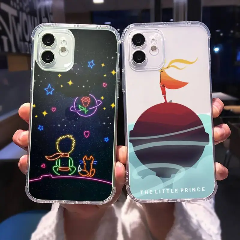 

Le Petit Prince Phone Case Transparent for iPhone 13 11 12 Samsung A S 9 10 30 Pro X Max XR Plus lite Clear