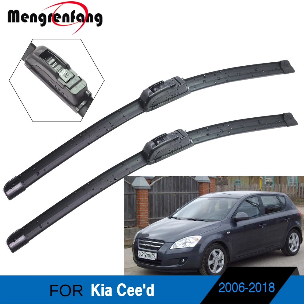 Для Kia Cee 'd Ceed автомобильные стеклоочистители лобовое стекло мягкие резиновые J