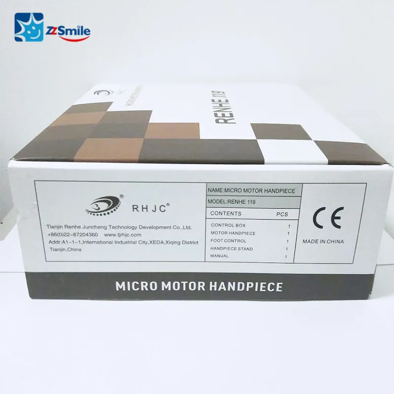 

Dental Micro Motor Dental tools With Foot Switch RENHE 119-35EI