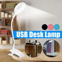 5w led desk lamp usb foldable table lamp with clip bed reading book night light led desk lamp table eye protection dc5v