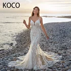 MACDUGAL Свадебные платья 2021 милое платье с аппликацией пляжное платье невесты русалка со шлейфом халат свадебная одежда