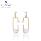 Xuping ювелирные изделия новые модные трендовые серьги-подвески золотого цвета с имитацией жемчуга для женщин S00100930