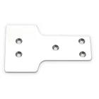 FBIL-12428-0364 Передняя Нижняя защита алюминиевый лист для Wltoys 12428 12423 12628 12429 RC автозапчасти