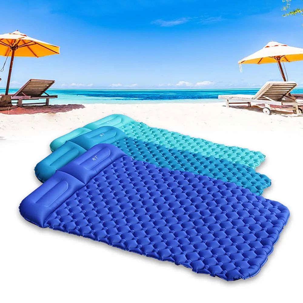 Туристическая лампа для пикника портативный Надувной Спальный коврик с подушкой