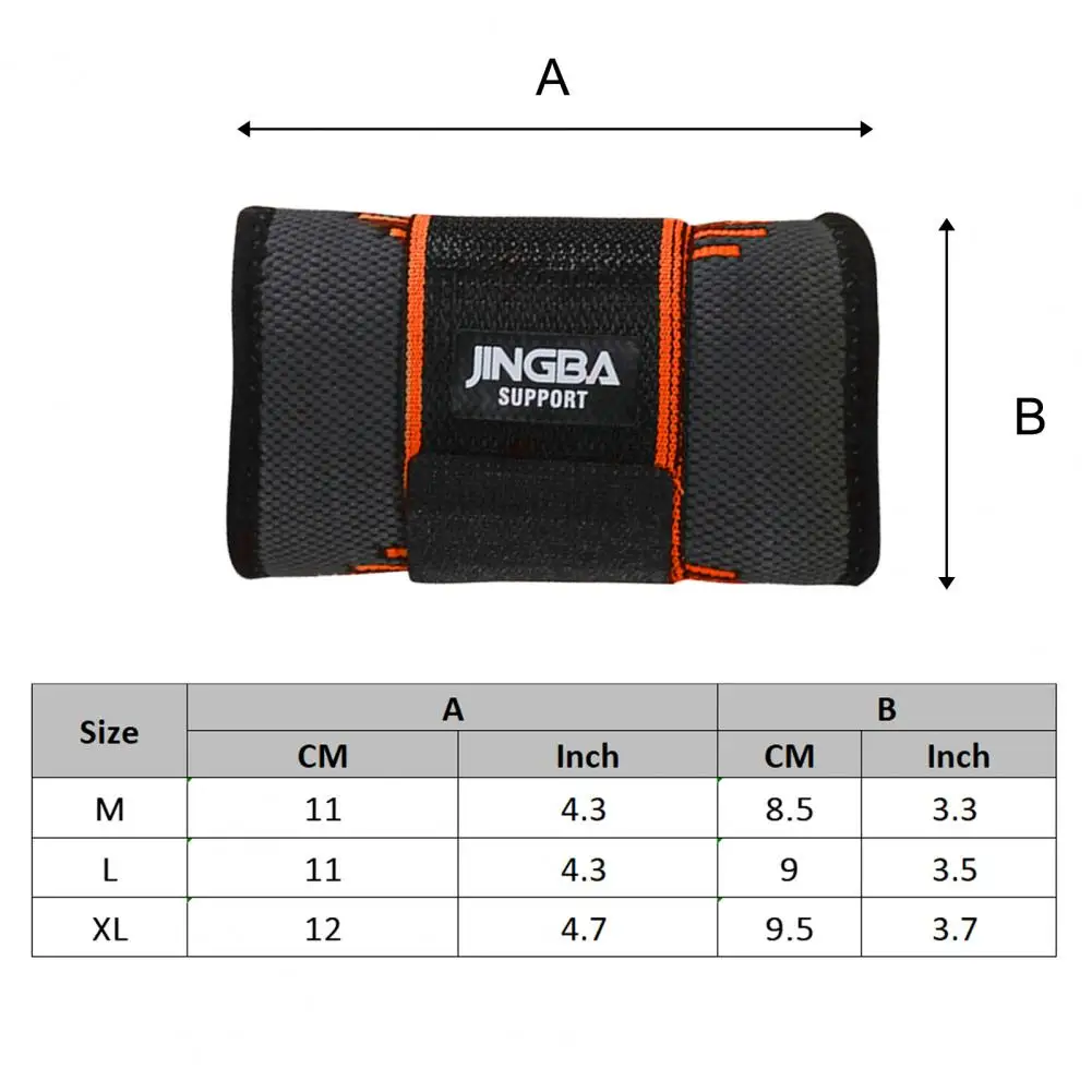 

1Pc Elbow Support Brace Elastic Breathable Nylon Wear Resistant Brace Compression Wrap for Gym