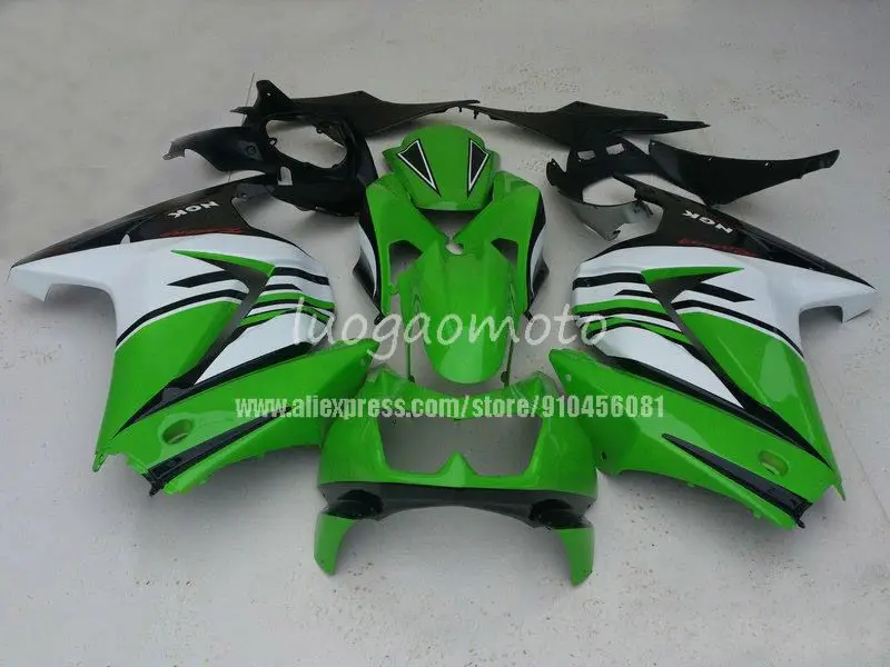 

Обвесы впрыска цвета: зеленый, черный комплект обтекателей для KAWASAKI Ninja 250 2008-2012 250R Обтекатели EX250 08 09, 10, 11, 12, 13, 14, кузов
