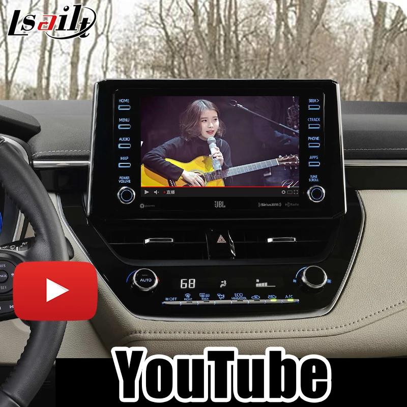 Lsailt 4 + 64G Carplay и интерфейс Android для Auris Sienna 2018-20 с YouTube Waze Netflix GPS навигационная