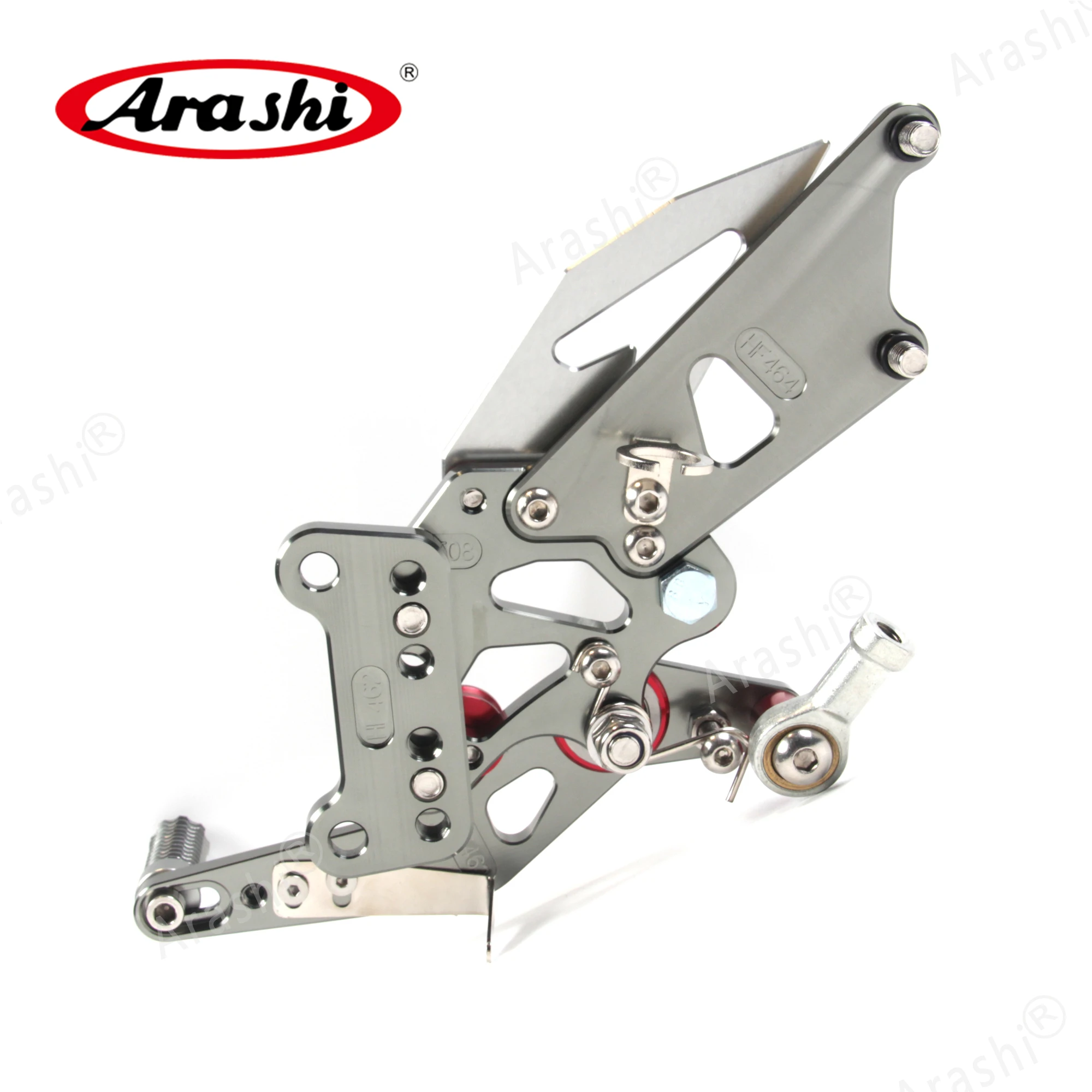 Arashi CNC Регулируемая Задняя Подножка для Кавасаки ниндзя 250R 2008-2012 колышки ног