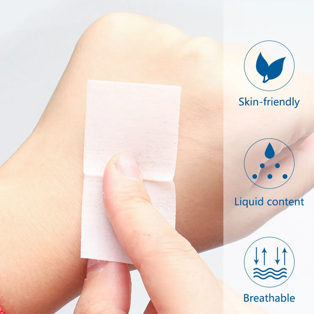 100 шт./лот салфетка для протирания тампон Саше инструмент Моющее Средство Влажные