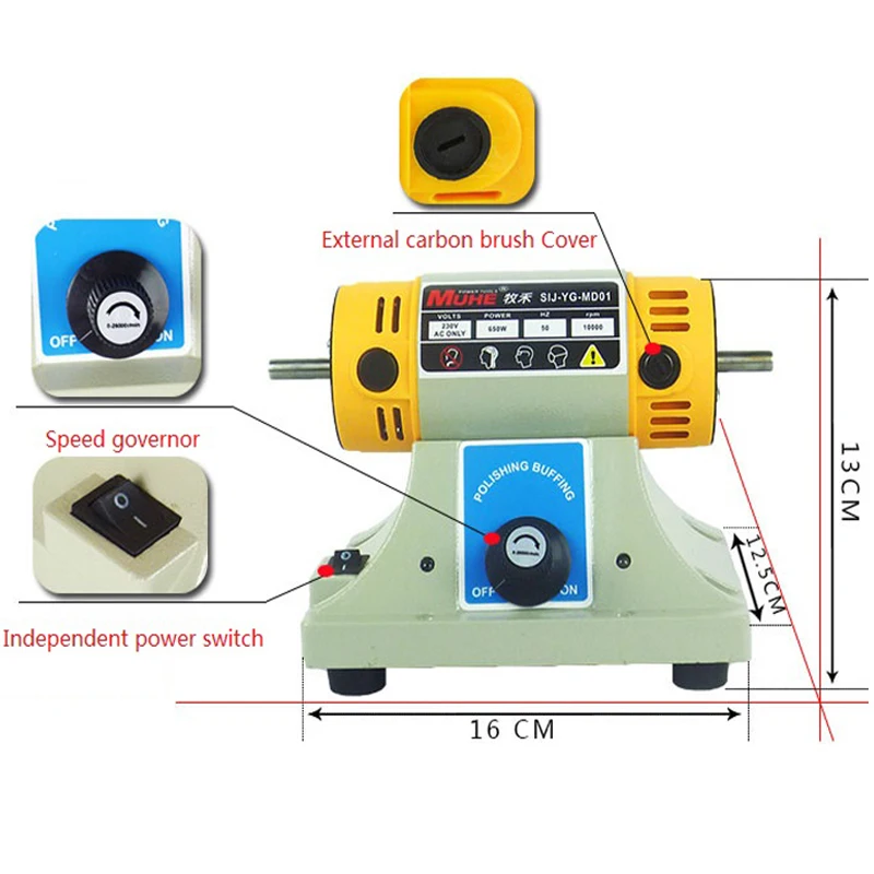 Третье поколение! Джейд полировки Инструмент Пила настольный шлифовальный