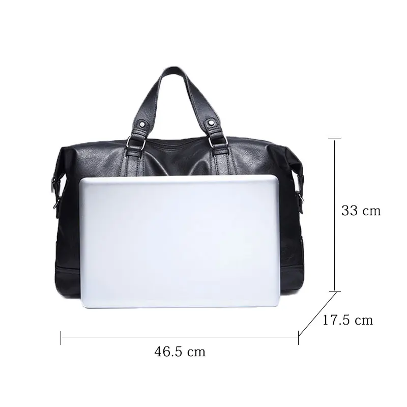 Мужские дорожные Сумки из искусственной кожи роскошный большой