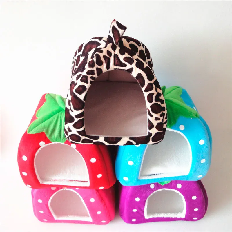 Dog House Soft Comfortable Kennel Doggy Bed Foldable Cat Rabbit Warm Washable Cushion Baskets Puppy Home Pet Supplies | Дом и сад