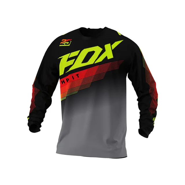 

Motorcycle Mountain Bike Team Downhill Jersey MTB Offroad DH Fxr Bicycle Locomotive Shirt Cross Country Mountain Hpit Fox Jersey