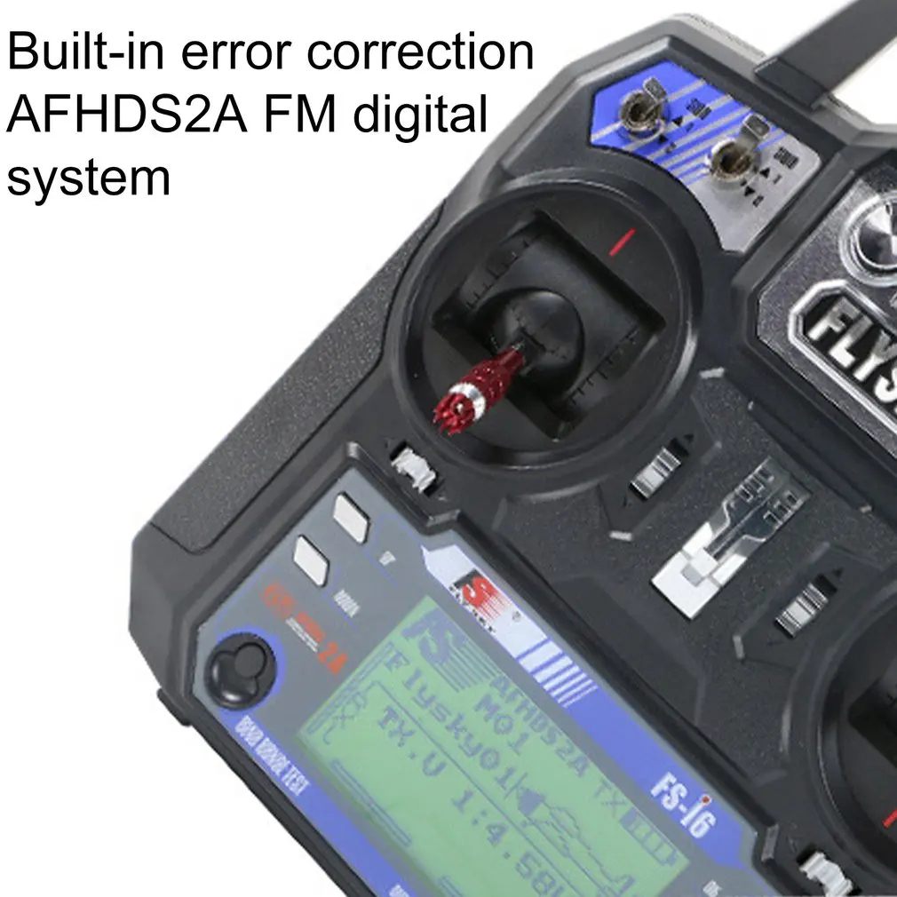 

6-channel 2.4G Model Airplane Remote Controller I6 Control + IA6B Receiver Left Hand 360 Rotary Button