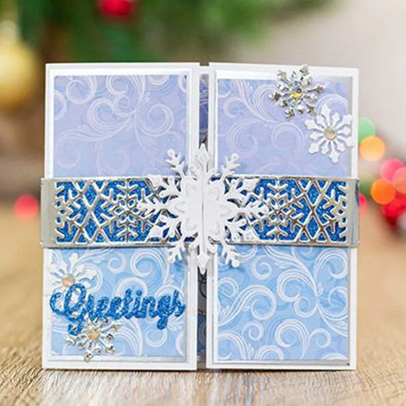 Металлические Вырубные штампы Рождественская елка колокольчик олень сани