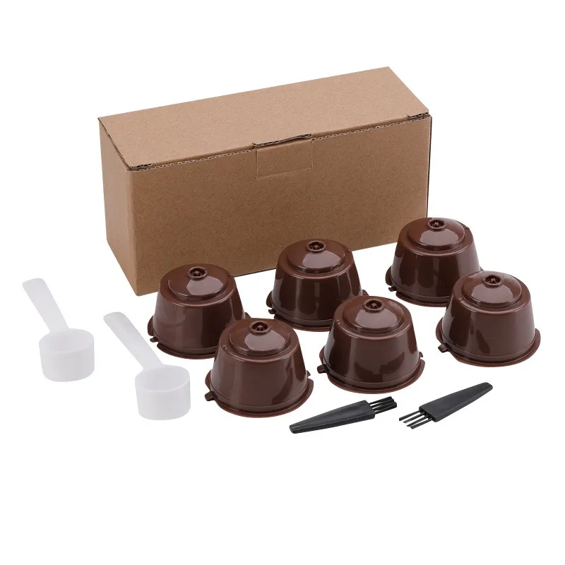 

3PCS/set Reusable Capsule Coffee Cup Filter For Coffee Machine Nescafe Refillable Coffee Cup Holder Pod Strainer for Dolce Gusto
