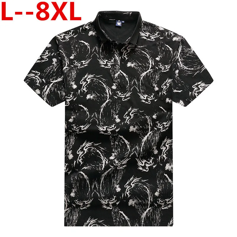 

Plus 10XL 8XL 6XL Summer T Shirt Male Short Sleeved Male Frontal Fawn Light Printed Casual Tees Tops Brand T-Shirts Men Clothing