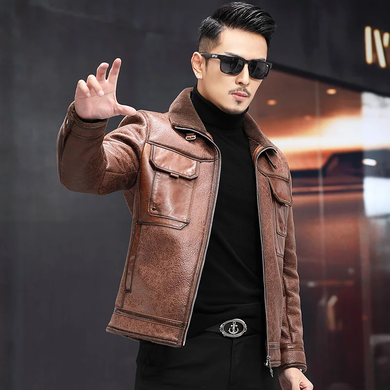 

2021 осенне-зимние кожаные куртки, теплые женские замшевые куртки, черная модная байкерская куртка для мужчин, мужская куртка Gmm533