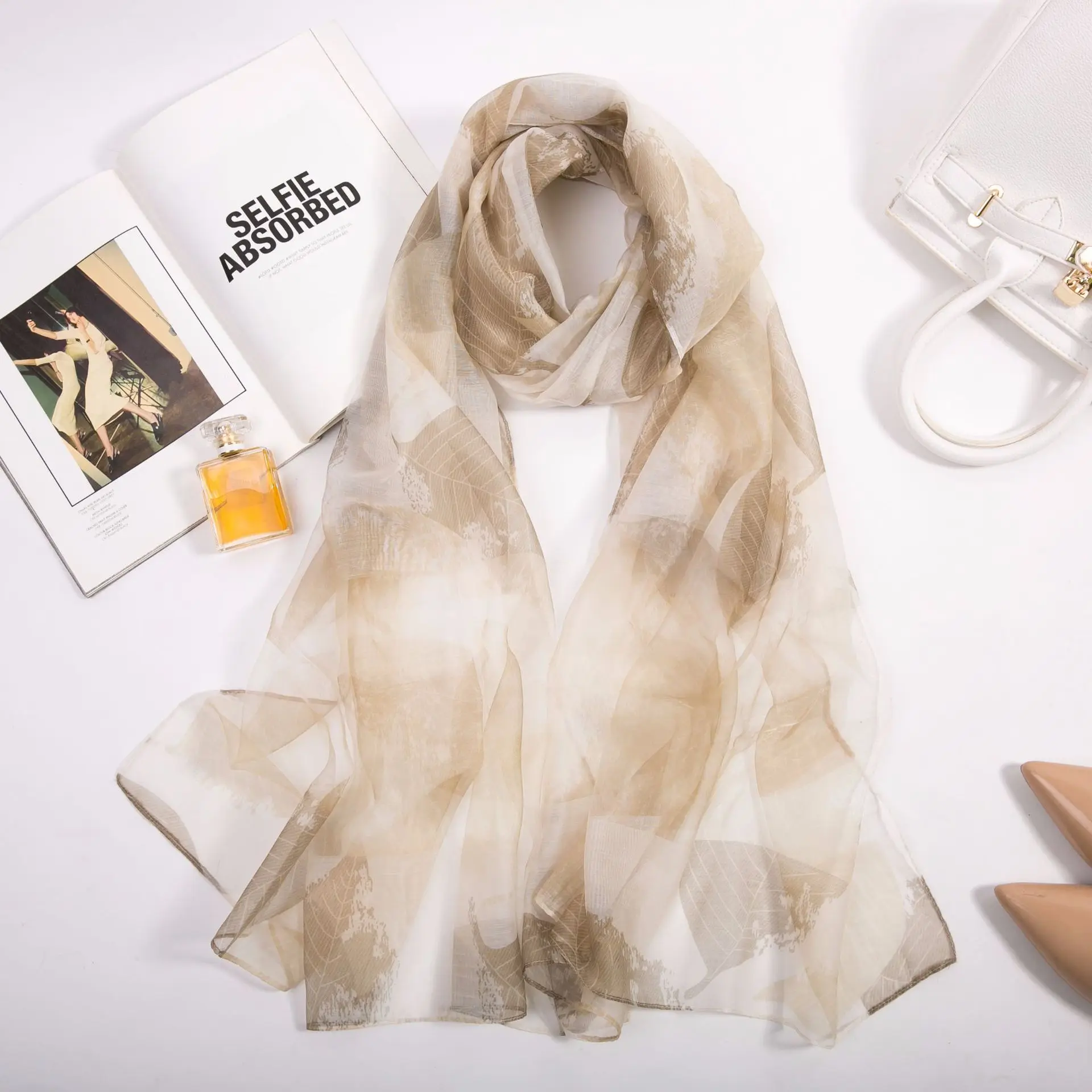 

cashmere scarves with tassel lady winter autumn long scarf high quality female White