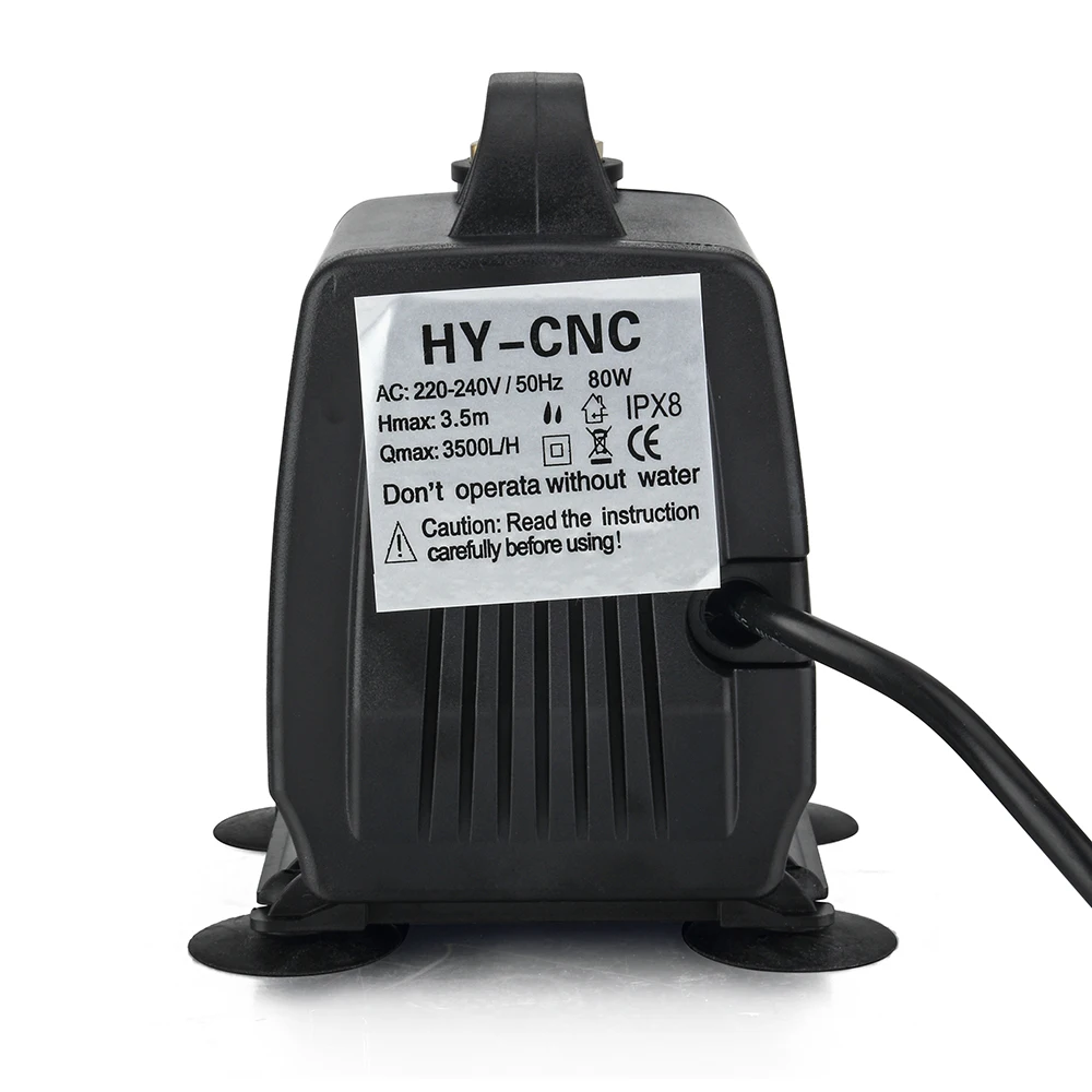 Мульти-Функция погружной водяной насос 80 Вт 3 5 м 3500L/ч IPX8 220V/110v для станка с ЧПУ