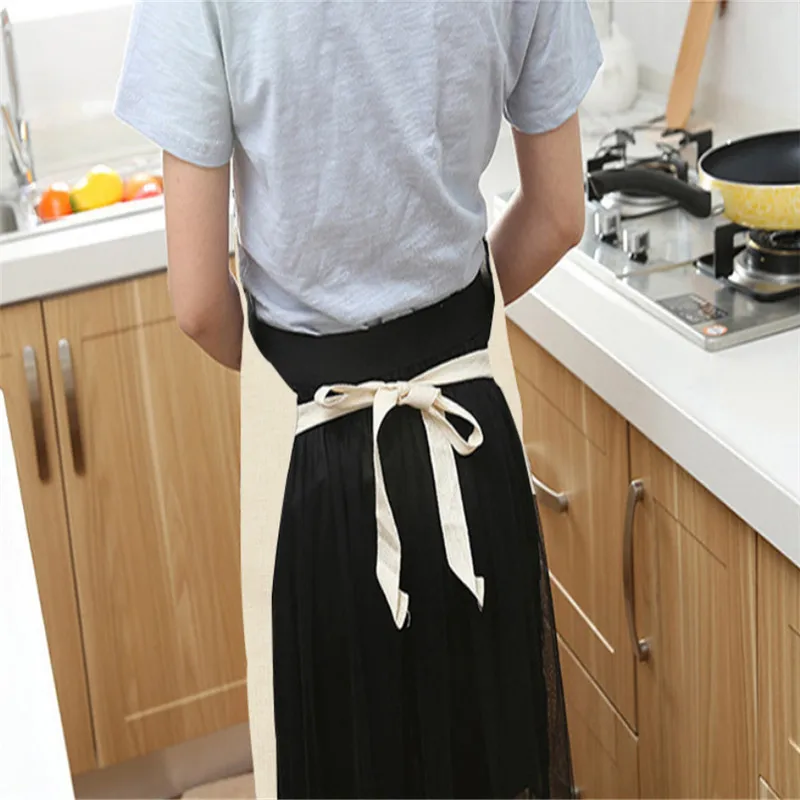 1 шт. веселый новогодний фартук для женщин сарафан Санта Клаус хлопковые льняные