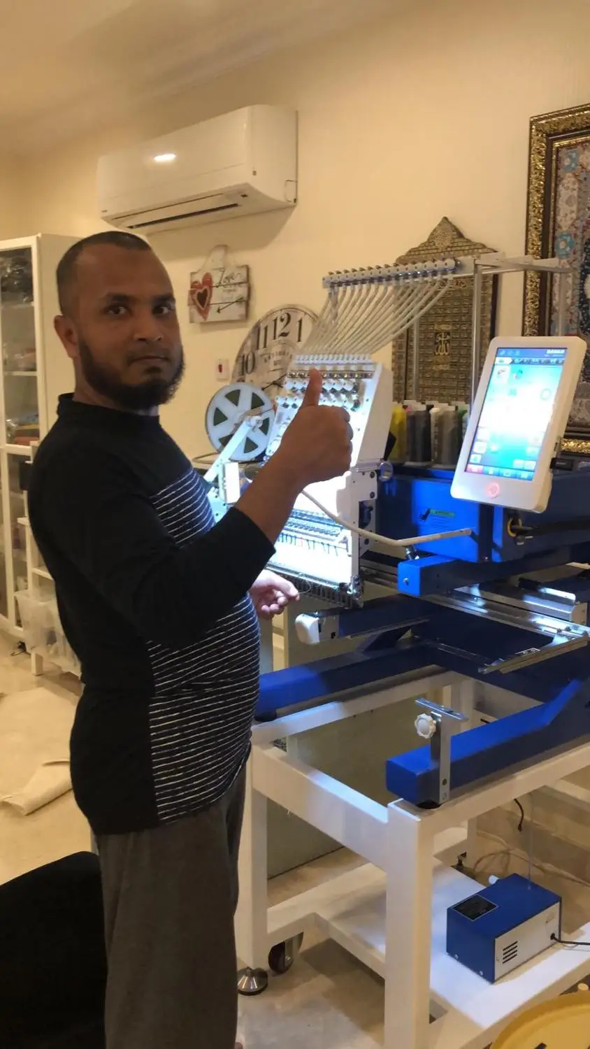 Одна Головка плоская маленькая компьютеризированная машина для вышивки в